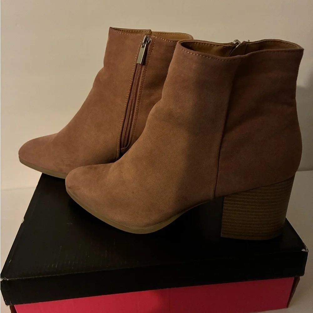 Women's Pink Mauve Ankle Boots
